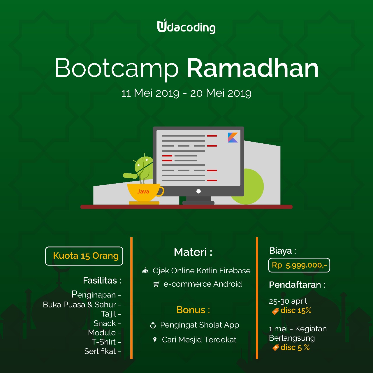 UDACODING Ramadhan Bootcamp