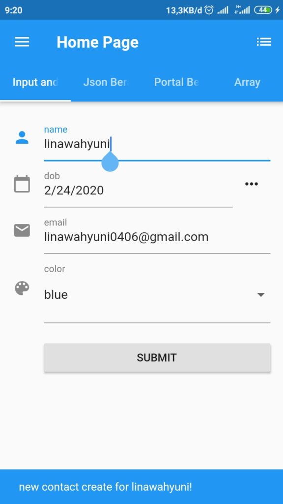 Cara membuat Input and Selection pada Flutter – UDACODING