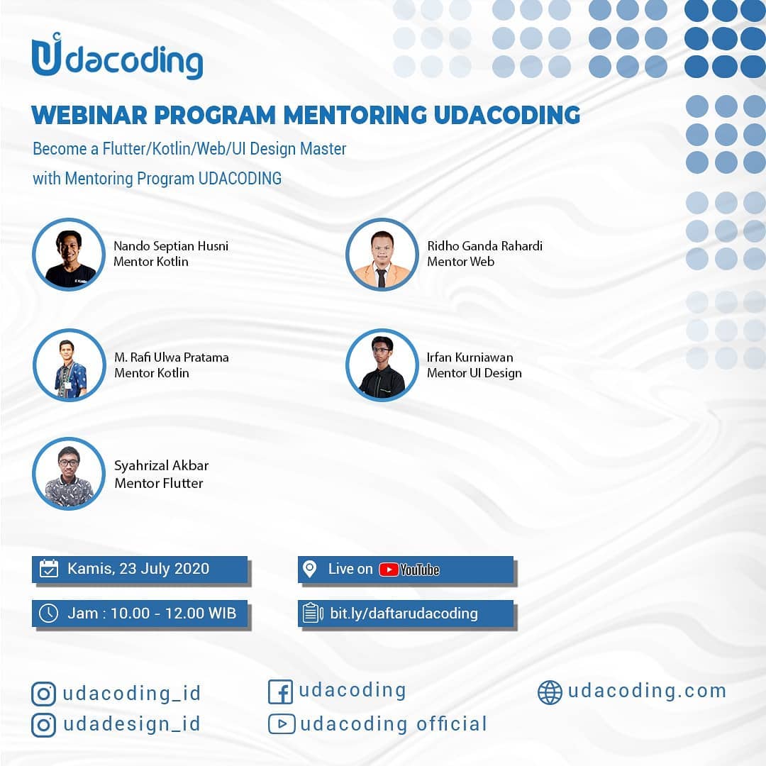 webinar mentoring udacoding