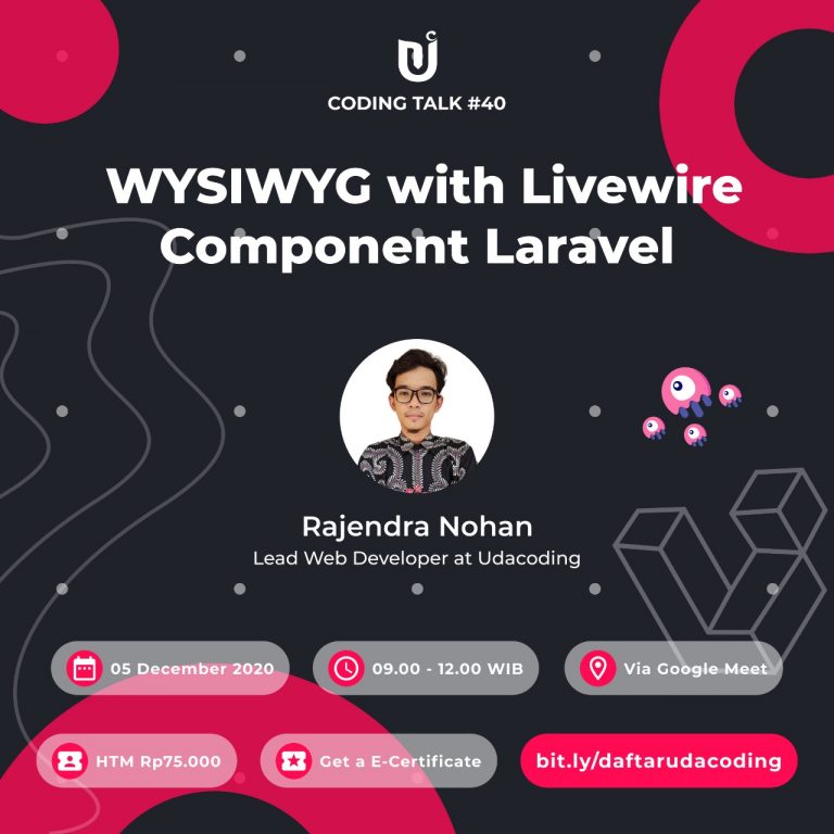 Implement WYSIWYG with Livewire Component Laravel