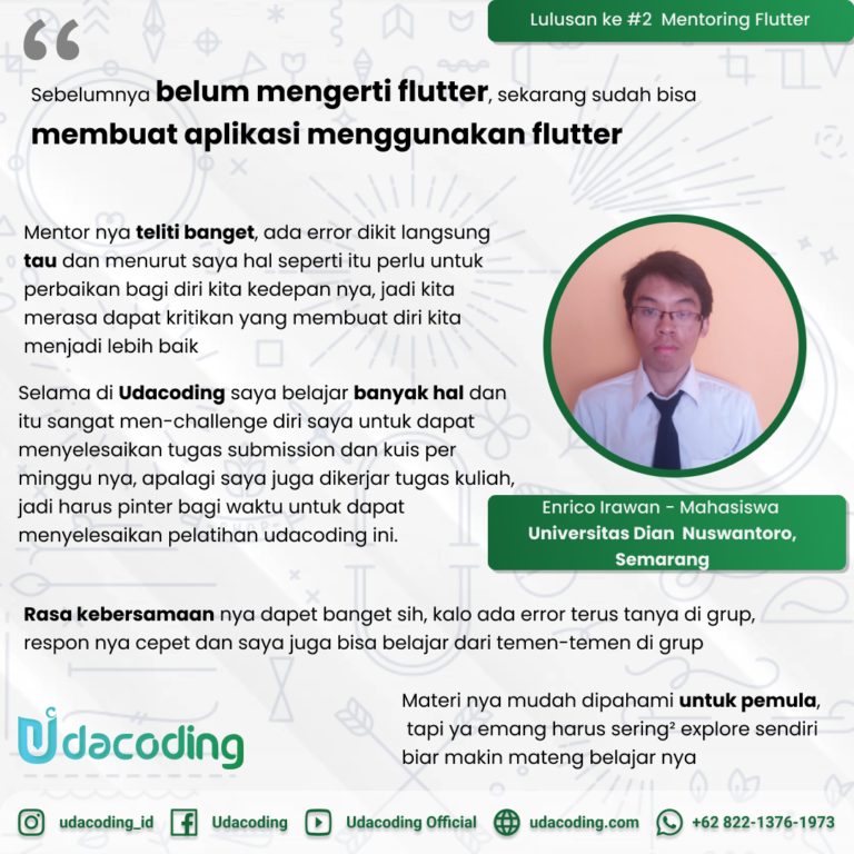 Kesan Alumni Mentoring Udacoding