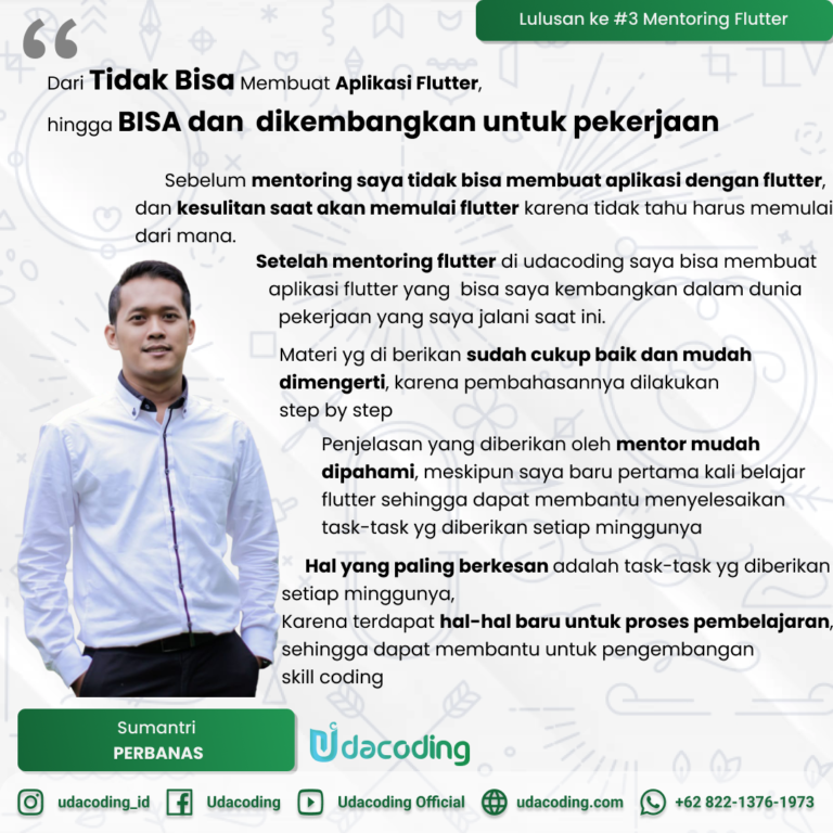 bisa membuat aplikasi flutter