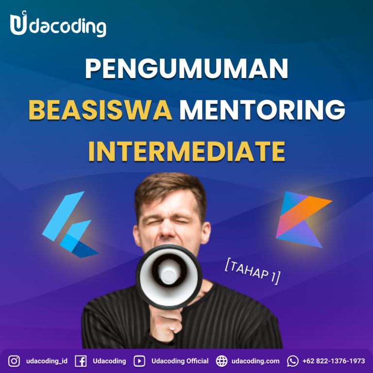 beasiswa mentoring intermediate udacoding
